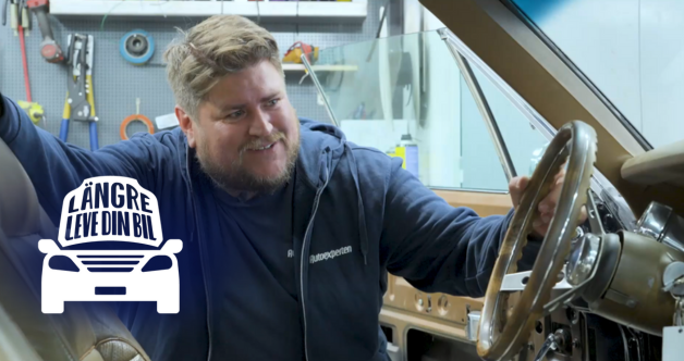 Calle Halfvarssons ikoniska Dodge Charger får nya säkerhetsbälten 