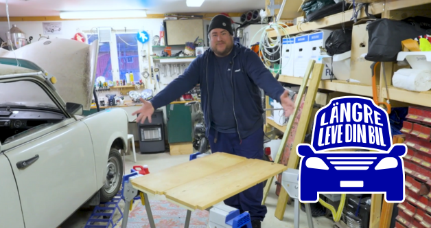 Extraljus och däckomläggning utan däckomläggare