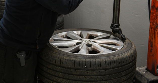 Däckmontering för nya däck och fälgar