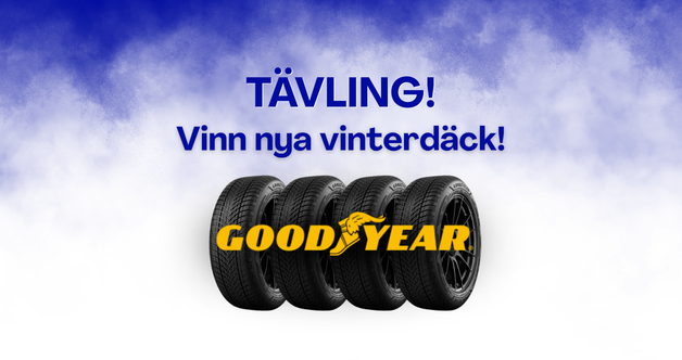 Tävling! Vinn nya vinterdäck från Goodyear